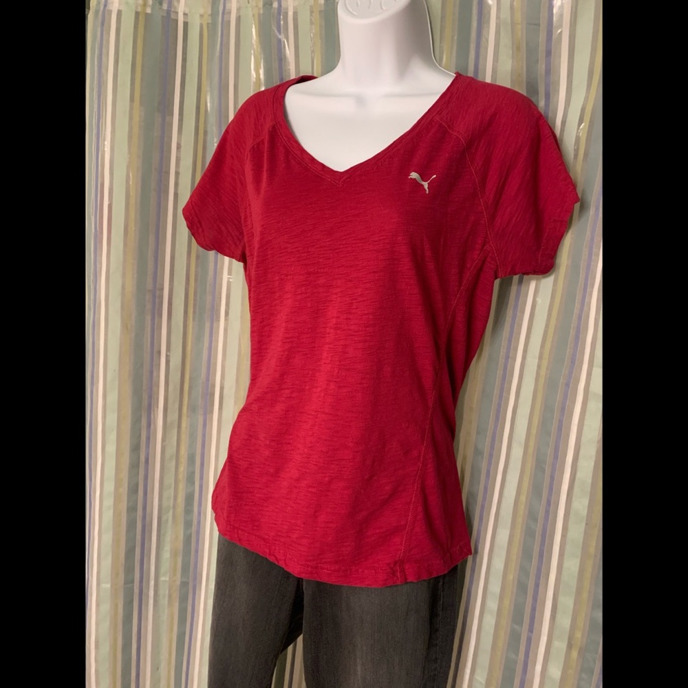 PUMA Fitness V-Neck Dry Cell Top